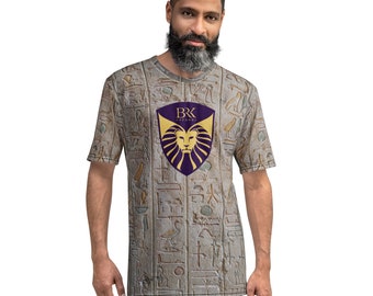BRK Apparel のエジプト象形文字 (ケメット メトゥ ネテル) メンズ T シャツ