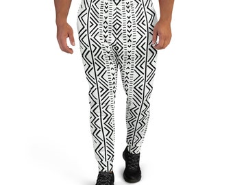 BRK Mud Cloth Pattern Joggers: Comfort and Style in One