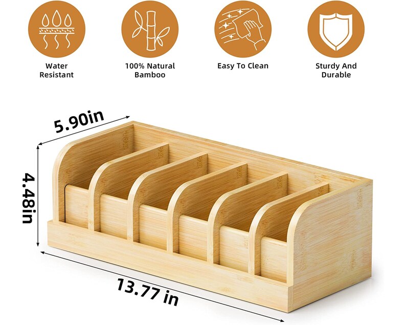 Bamboo Belt Organizer Belt Rack Box Belt Organizer for Etsy