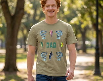 Fisherman Dad T-Shirt | Funny Fishing Graphic Tee, Outdoor Spirit