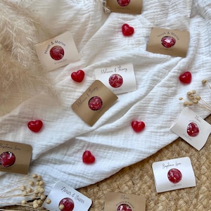 Mini-Herzbonbons zum Personalisieren von Gastgeschenken, Hochzeitstag, Junggesellenabschied