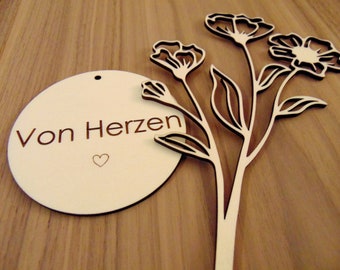 Holzschild mit Spruch