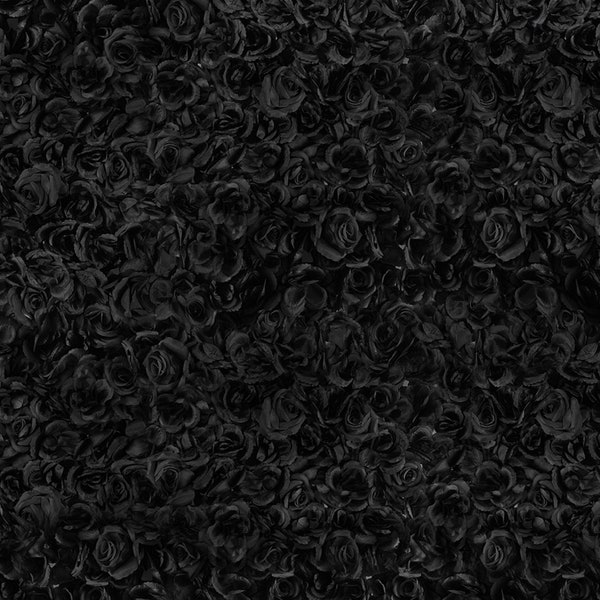 OPENING SALE 40% Off!Black Flower Wall Decor Photo Backdrop Panel Artificial 3-D Panel Home Shop Holiday Wedding Party W-033