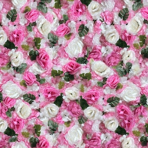 OPENING SALE 40% Off! Spring Flower Wall Decor Photo Backdrop Panel Artificial Flower Wall Panel 3-D Panel Home Holiday Wedding Party W-028