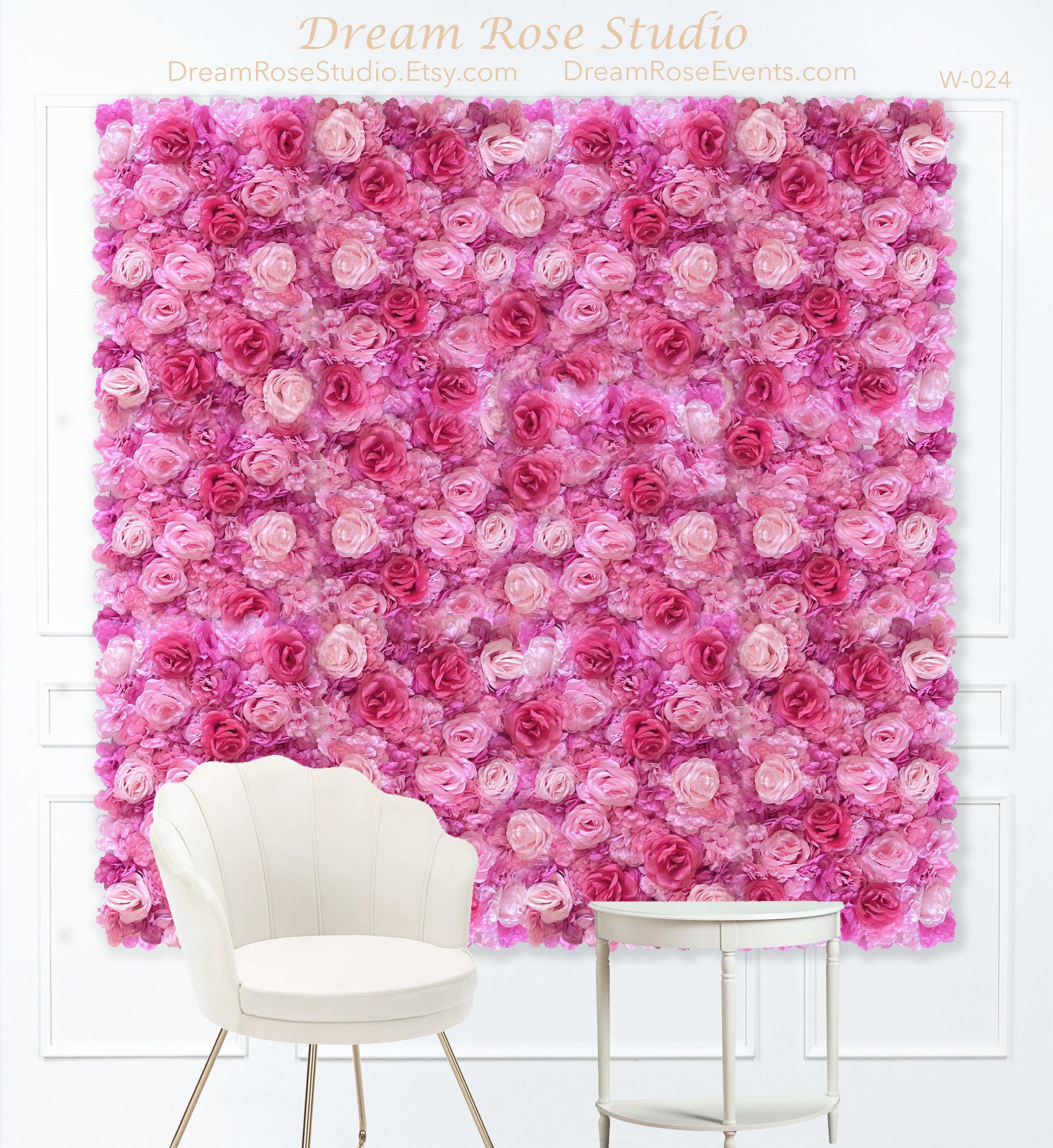 OPENING SALE 40 Off Pink Flower Wall Decor Photo Backdrop Etsy