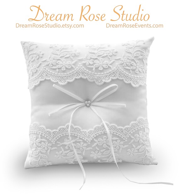 High Quality Ring Bearer Pillow Satin Wedding Ceremony Ring Pillow