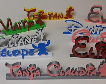 Custom text Walt Disney style