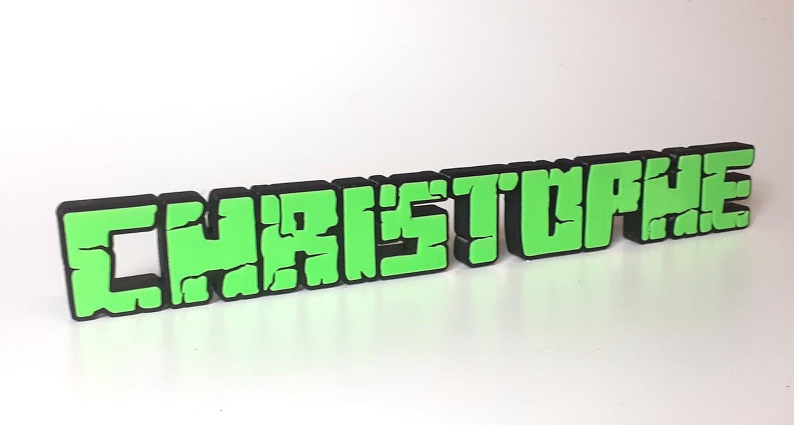 Custom Minecraft-style Text, 3D Printed - Etsy