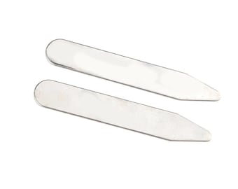 Varillas de cuello de camisa de plástico transparente o acero inoxidable, piezas de repuesto para varillas de cuello de oficina para hombres, mujeres y unisex