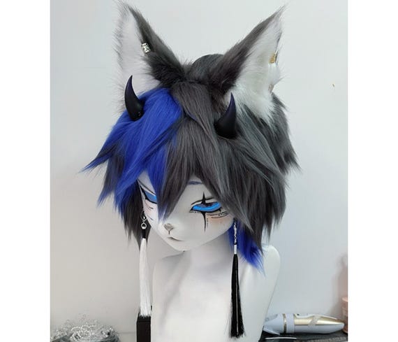 ケモノ 着ぐるみ コスプレ ファースーツ コスチューム マスク