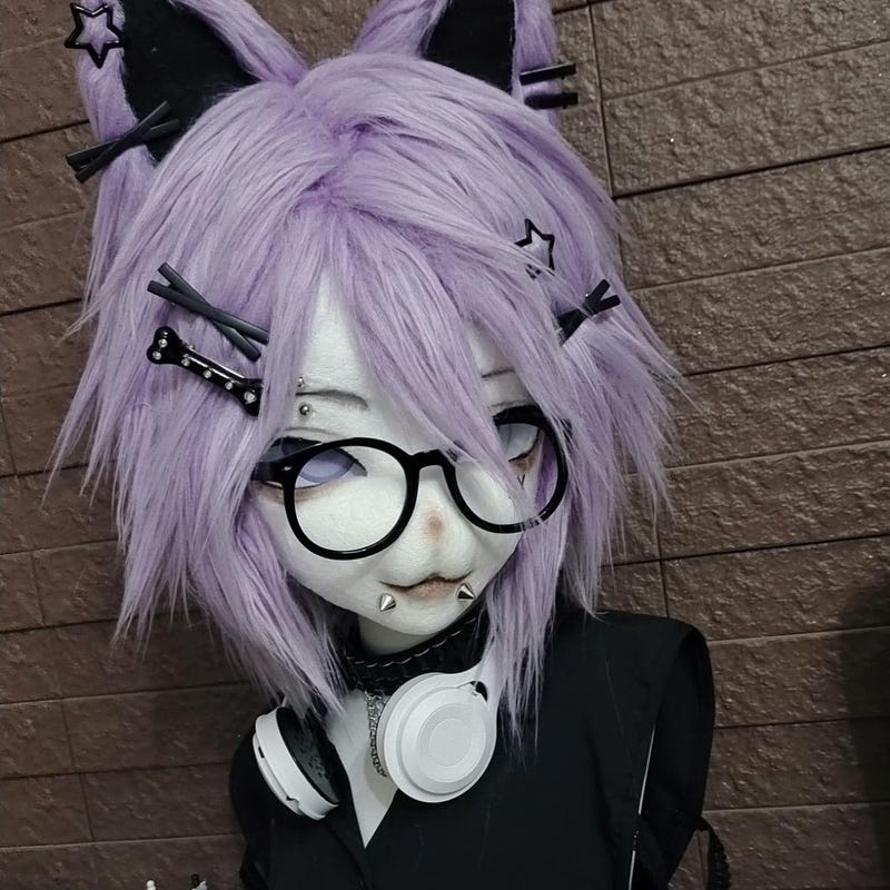 Lockable Kigurumi Mask - Etsy