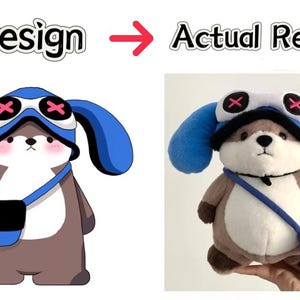 Custom Plush,Handmade Plush Commissions,Picture Customized Plush Dolls,OC Dolls,Fursuit Doll,Gift For Anime Fan