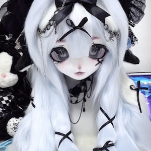 Kigurumi Furry Head,Kig Furry Mask Head, Y2K Fursuit Cos, New Furry Suit Head，Kig Fursuit Head