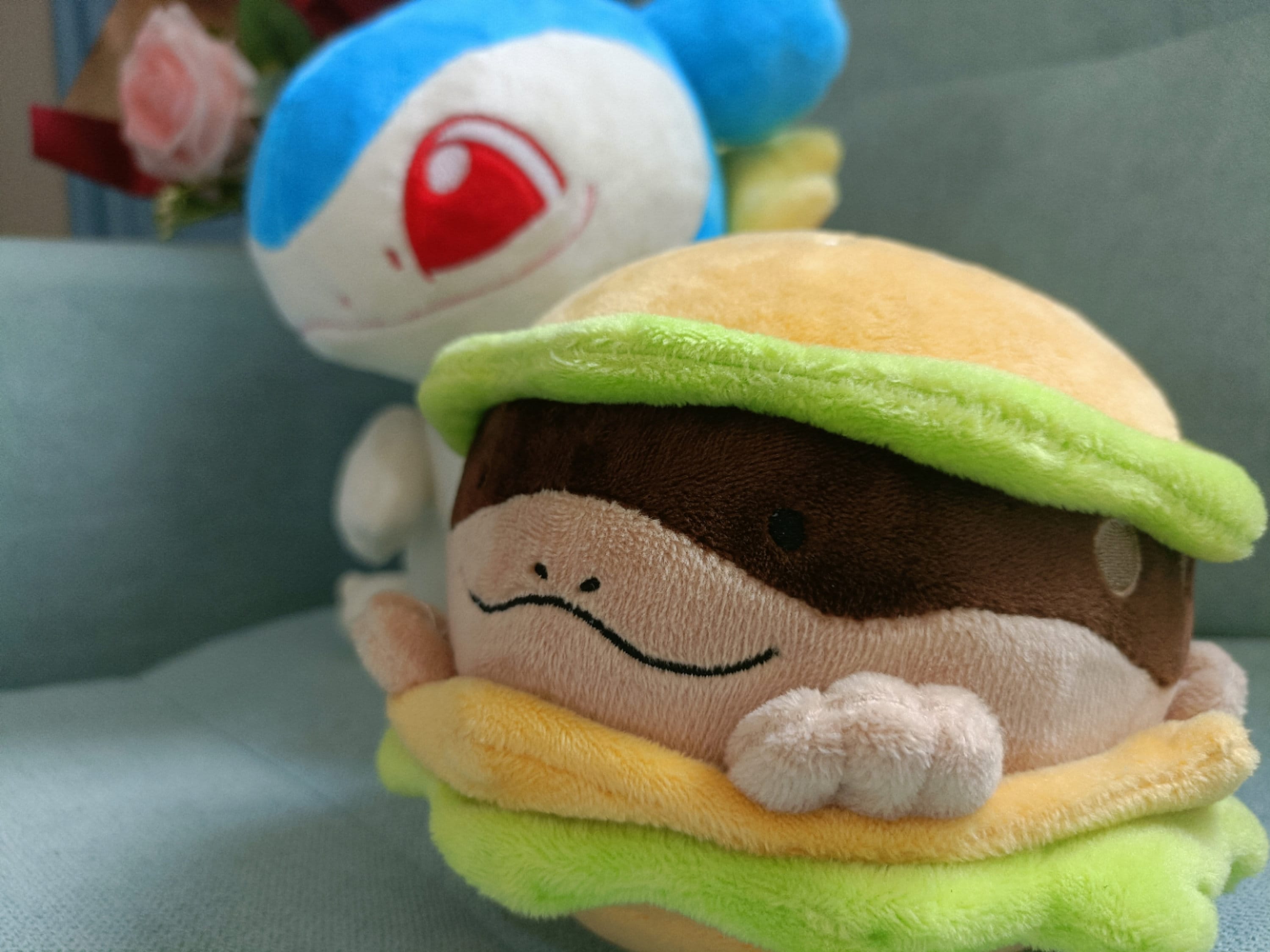 Clodsire Stuffed Pokemon Plush，Burger Clodsire Plush Toy, Pokémon dolls as gifts for anime fans