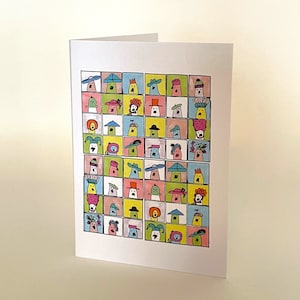 Carte de voeux, essayer tous les chapeaux