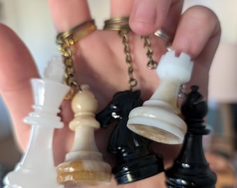 Chess Piece Keyrings