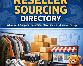 Directorio de abastecimiento para revendedores: contactos de mayoristas y proveedores para eBay, Vinted y Depop (PDF)