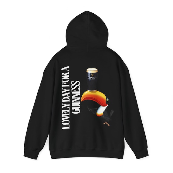 Guinness Bird Back Print Hoodie - Iconic Vintage Design