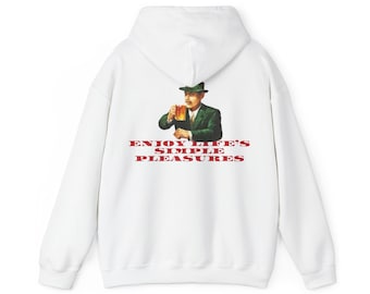 ユニセックス Birra Moretti パーカー：人生のシンプルな喜びを楽しむグラフィック