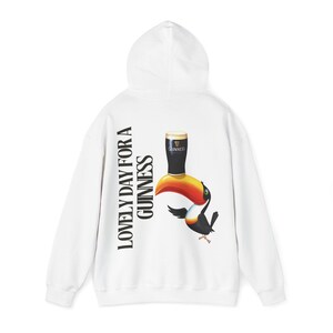 ギネスバードバックプリントパーカー - 象徴的なヴィンテージデザイン 画像 3