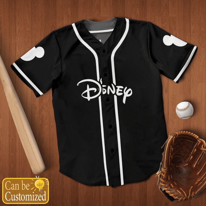 DISNEY Baseball Jersey, Personalized Name Baseball Jersey