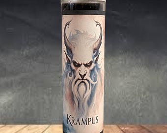 Krampus Holiday Witchcraft Candle | For Yule, Witchcraft,  Altars