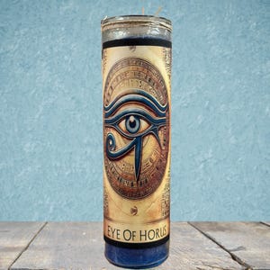Eye Of Horus Candle | Illuminate Your Space With Peace, Protection, and Healing