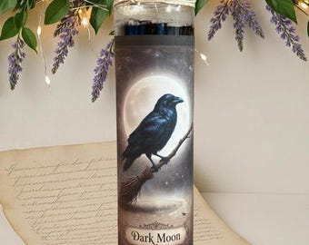 Dark Moon Witchcraft Candle: 7 Day Ritual Candle