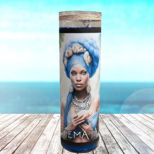 Yemaya Orisha Goddess Candle | Candle For Blessings and Protection