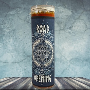 Road Opening Conjure Candle | Remove Obstacles, Bring In Luck and Fortune