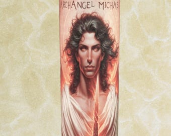 Archangel Michael Angel Candle | Protection, Guardian, Wisdom