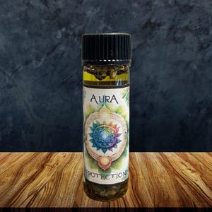 Aura Protection Sacred Space Oil | Remove Negativity, Psychic Shield, Energy Cleansing