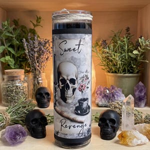 Sweet Revenge Witchcraft Candle: 7 Day Dark Arts Spell Candle
