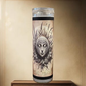 Moon Tarot Candle | Intuition, Mystical Energy, Revelation