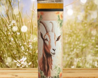 Goat Animal Spirit Candle | Intuition, Adaptability, Prosperity