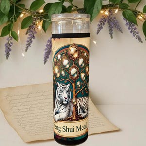 Feng Shui Metal Candle | Clarity, Focus, Intentions