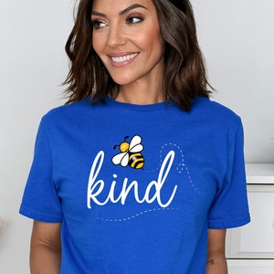 Be Kind Shirt: Bee Graphic, Motivational T-Shirt