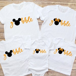 Disney Thanksgiving Family Shirt, Mickey Gobble Shirt, Thanksgiving Shirt, Family Vacation Thanksgiving Shirt, Disney Gobble Shirt image 3