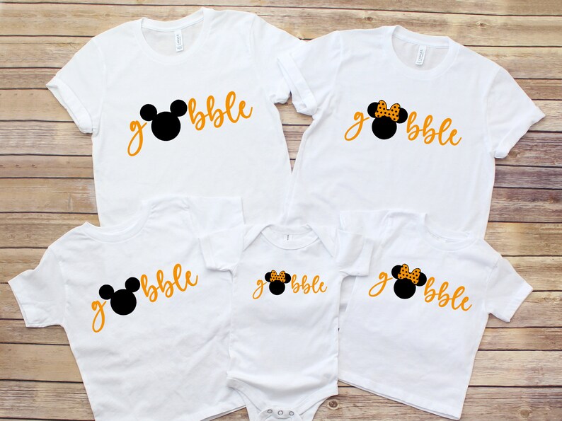 Disney Thanksgiving Family Shirt, Mickey Gobble Shirt, Thanksgiving Shirt, Family Vacation Thanksgiving Shirt, Disney Gobble Shirt image 3
