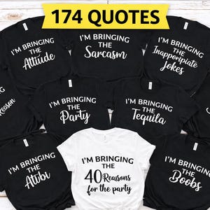 Custom Birthday Party Shirts, Funny Group Matching Tees imagen 1