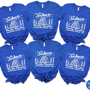 Personalized Family Vacation T-Shirt: Tennessee Cabin Trip Reunion Tee