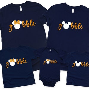 Disney Thanksgiving Family Shirt, Mickey Gobble Shirt, Thanksgiving Shirt, Family Vacation Thanksgiving Shirt, Disney Gobble Shirt image 5