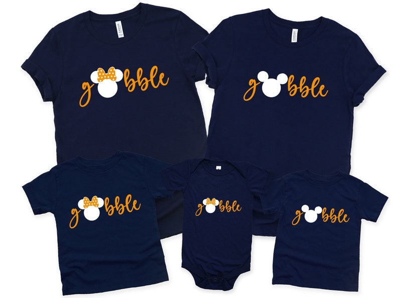 Disney Thanksgiving Family Shirt, Mickey Gobble Shirt, Thanksgiving Shirt, Family Vacation Thanksgiving Shirt, Disney Gobble Shirt image 5