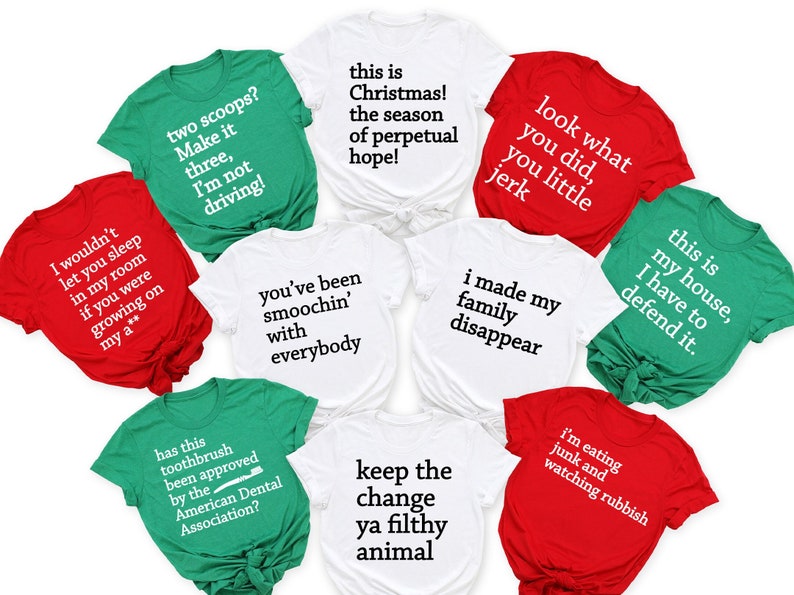 70 Quotes Home Alone Sweatshirt, Family Matching Christmas Shirts, Christmas Movie Quote Shirts, Christmas Group Shirts,Home Alone Group Tee image 1