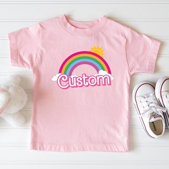 Custom Boho Rainbow Shirt, Personalized Rainbow T-shirt, Custom Rainbow Gift Shirts, Personalized Rainbow Gift T-shirt