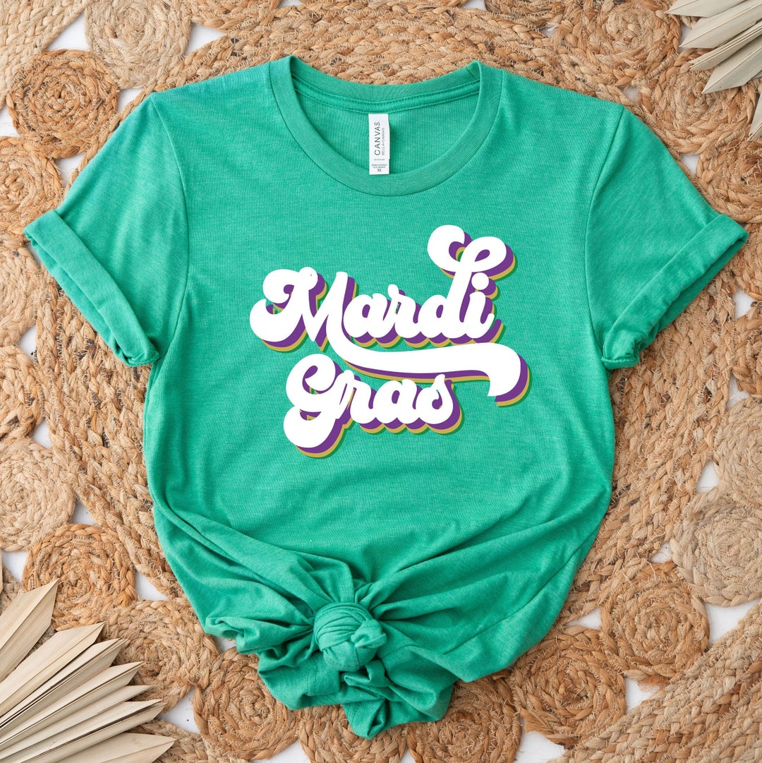 Retro Mardi Gras Shirt, New Orleans Carnival Parade Shirts, Fat Tuesday Retro Shirt, Mardi Gras