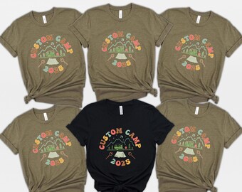 Customizable Camp Shirt: Personalized Camping Friend Gift