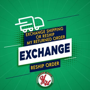 Returned Package, Exchange Shirt, Shipping and Material Cost, Only Existing Orders!