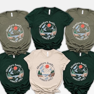 Custom Adventure Shirts, Custom Camping Tees, Custom Vacation Mountain Memories Shirts, Family Trip Tees, Hiking Shirts, Funny Camp Gifts