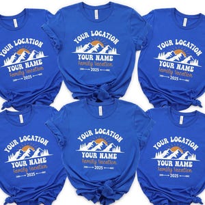 Family Vacation 2025 T-Shirts, Family Vacay Mountain Memories, Family Mountain Trip Vacation Shirts, Matching Family, Camping Tees 2025